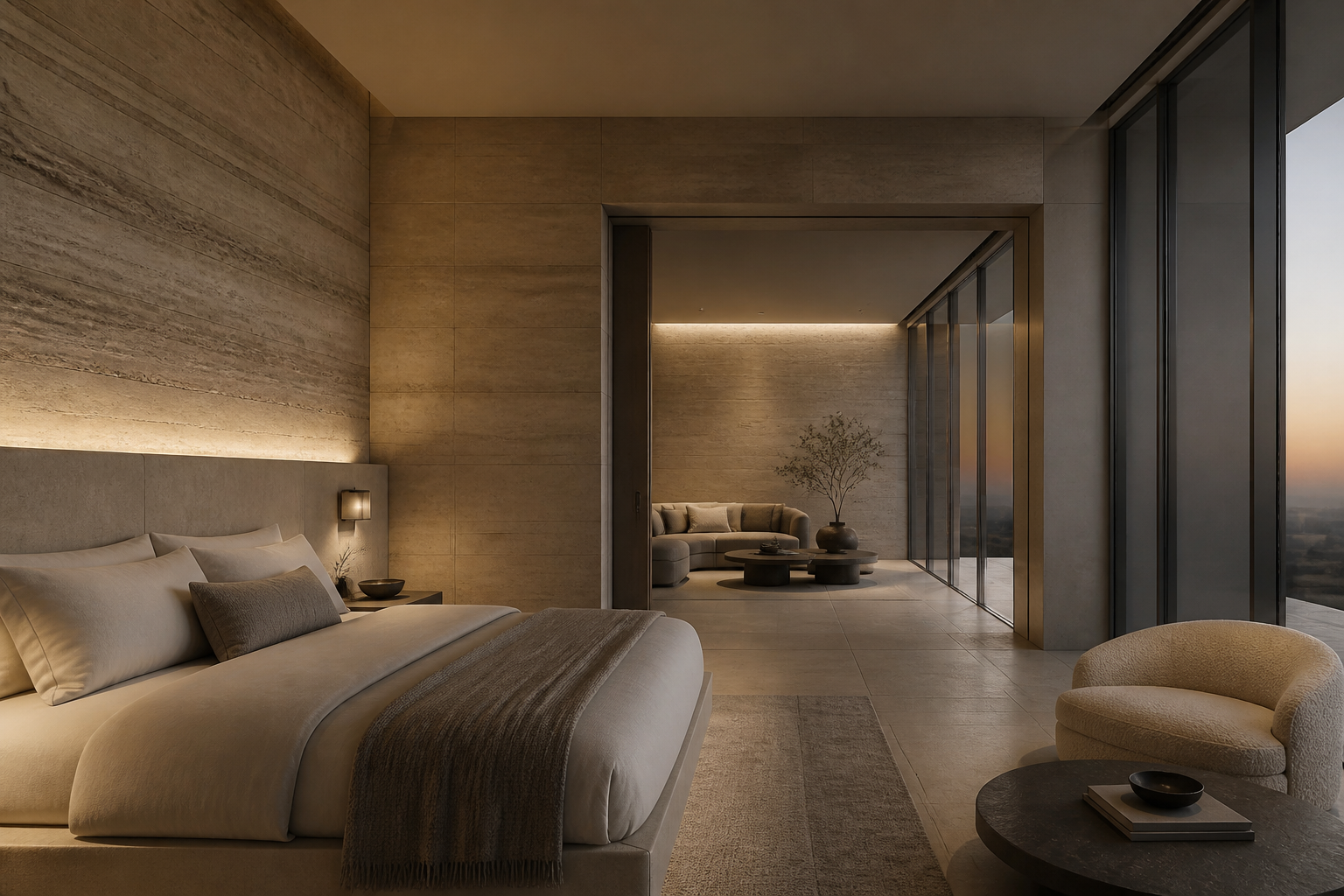 Architectural suite at Aber Stone Path